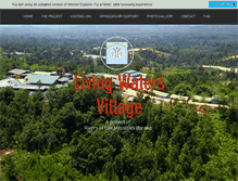 Tablet Screenshot of livingwatersvillage.com
